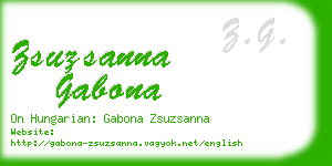 zsuzsanna gabona business card